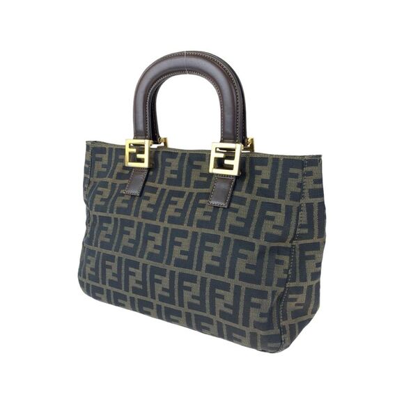 Fendi Handbags - Pre Loved Fendi  Zucca Tote Bag Brown